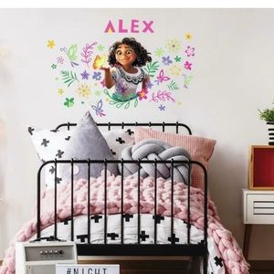 ENCANTO MIRABEL HEADBOARD PEEL AND STICK GIANT WALL DECAL WITH ALPHABET